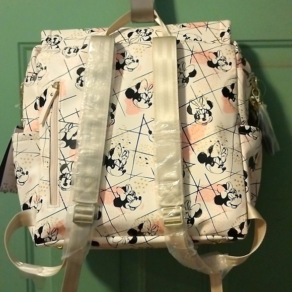 NWT Petunia pickle bottom shimmery Minnie mouse boxy backpack, Disney baby, cute - Picture 6 of 14